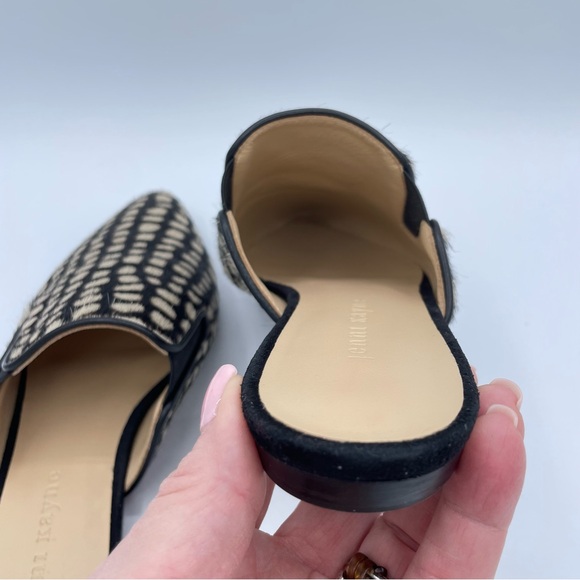 Jenni Kayne Honey Giraffe Mules 7 Black & Natural - Picture 10 of 16